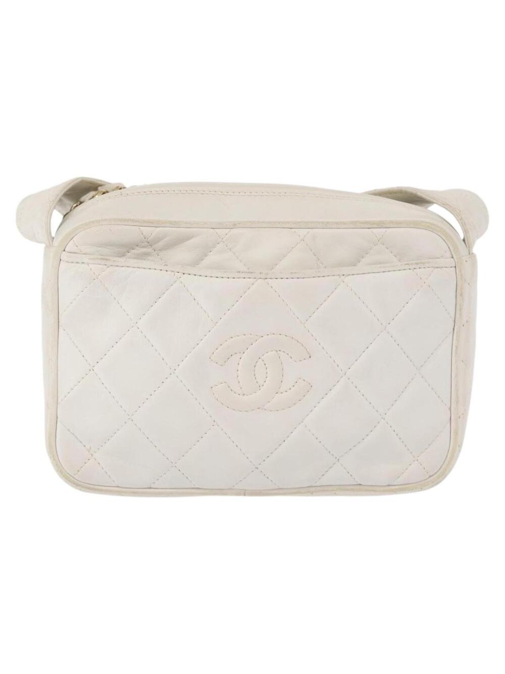 Chanel Vintage Diamond Cc Camera Bag #327363C13B